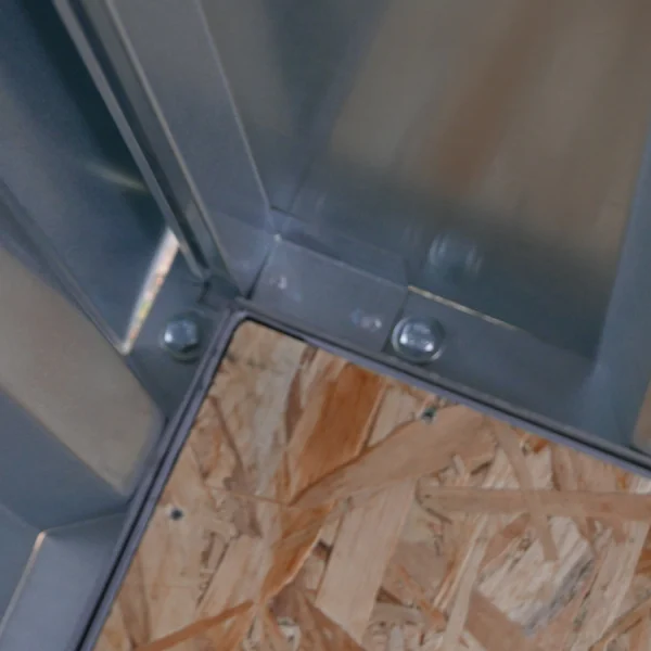 FOCO® 10 fods container galvaniseret med dobbeltdør på den korte side - Image 7