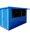 Bar Container 3x2 Meter Rosa blå RAL 5012
