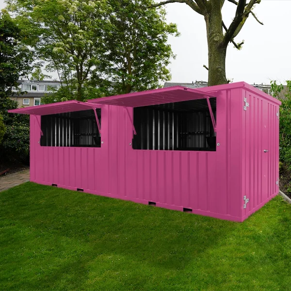 Bar Container 6x2 Meter rosa RAL 3014 - Image 2