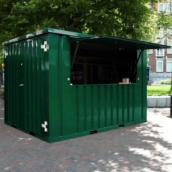 Bar Container 4x2 Meter grøn RAL 6005 - Image 2