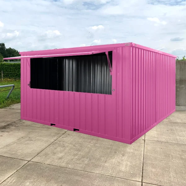 Bar Container 4x4 Meter rosa RAL 3014 - Image 2