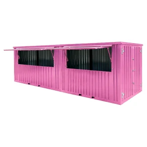 Bar Container 8x2 XL Meter rosa RAL 3014