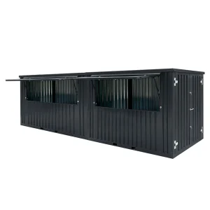 Bar Container 8x2 Meter Antracit RAL 7016