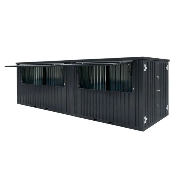 Bar Container 8x2 Meter Antracit RAL 7016