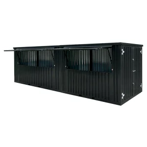 Bar Container 8x2 Meter Sort RAL 9005