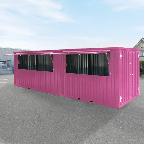 Bar Container 8x2 Meter rosa RAL 3014 - Image 2