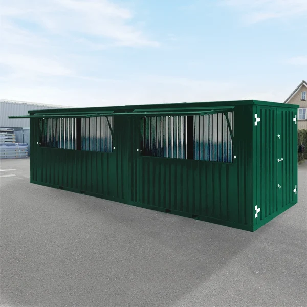 Bar Container 8x2 Meter grøn RAL 6005 - Image 2