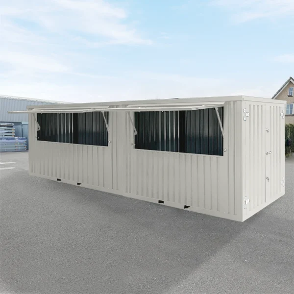 Bar Container 8x2 Meter hvid RAL 9016 - Image 2