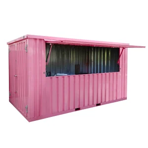 Bar Container 4x2 XL Meter rosa RAL 3014