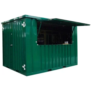 Bar Container 3x2 Meter Rosa grøn RAL 6005