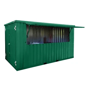 Bar Container 4x2 Meter grøn RAL 6005
