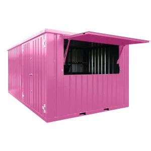 Bar Container 4x3 Meter rosa RAL 3014