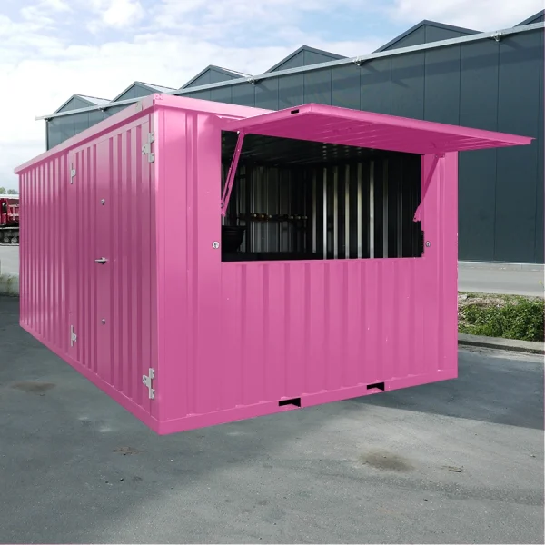 Bar Container 4x3 Meter rosa RAL 3014 - Image 2