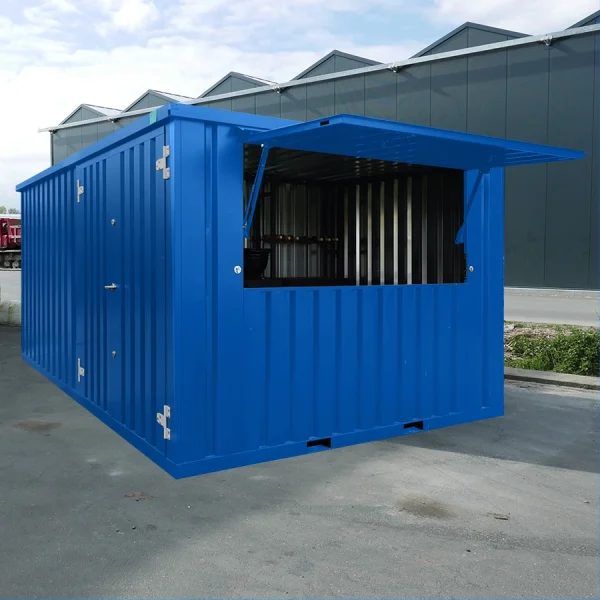 Bar Container 4x3 Meter blå RAL 5012 - Image 2