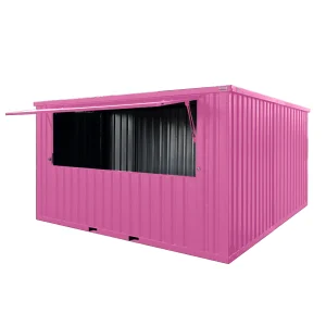 Bar Container 4x4 Meter rosa RAL 3014