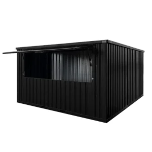 Bar Container 4x4 Meter Sort RAL 9005