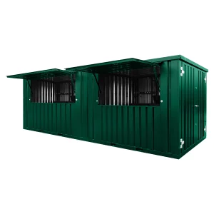 Bar Container 6x2 XL Meter grøn RAL 6005