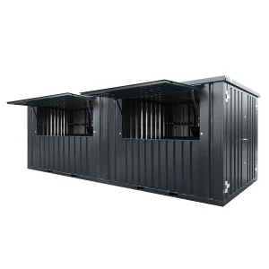 Bar Container 6x2 XL Meter Antracit RAL 7016
