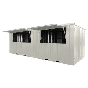Bar Container 6x2 Meter hvid RAL 9016