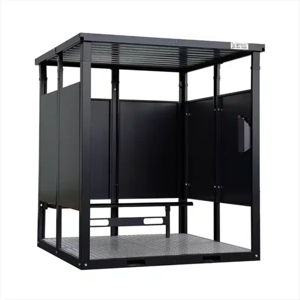 Røgerum 2 x 2 Meter RAL 9005